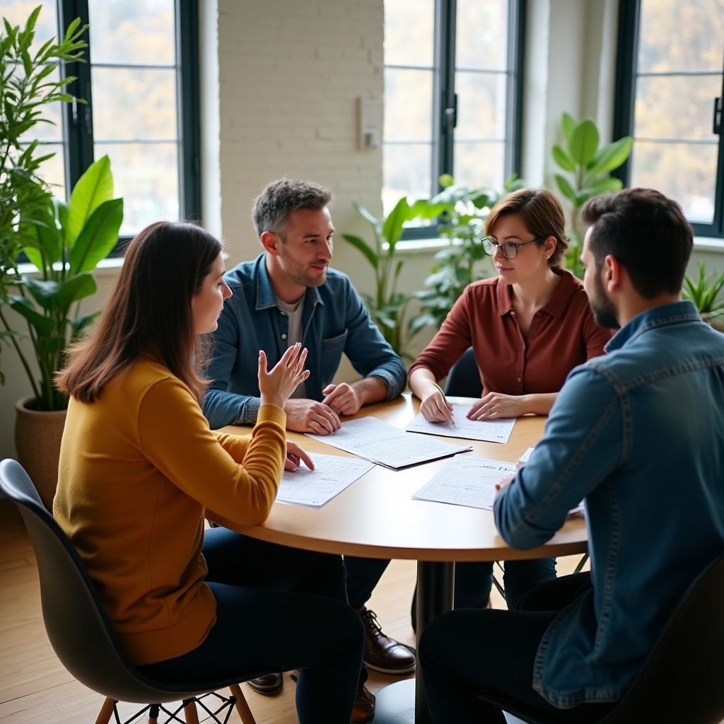 Účastníci workshopu vyplňují pracovní listy pro mapování přenositelných dovedností